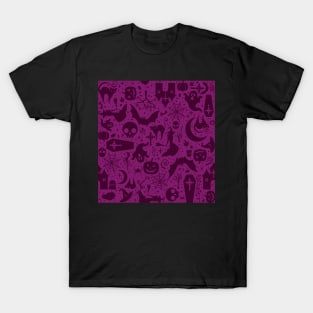 Halloween Night - Berry Purple T-Shirt